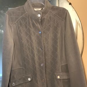 LIZ CLAIBORNE  NYTailored Fleece Jacket  Gray